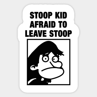 Stoop Kid Afraid To Leave Stoop - Hey Arnold, Nickelodeon, The Splat Sticker